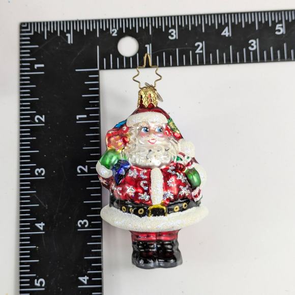 Christopher Radko Glass Christmas Ornament Handcrafted Chub A Dub Santa 1010226 - Picture 11 of 11